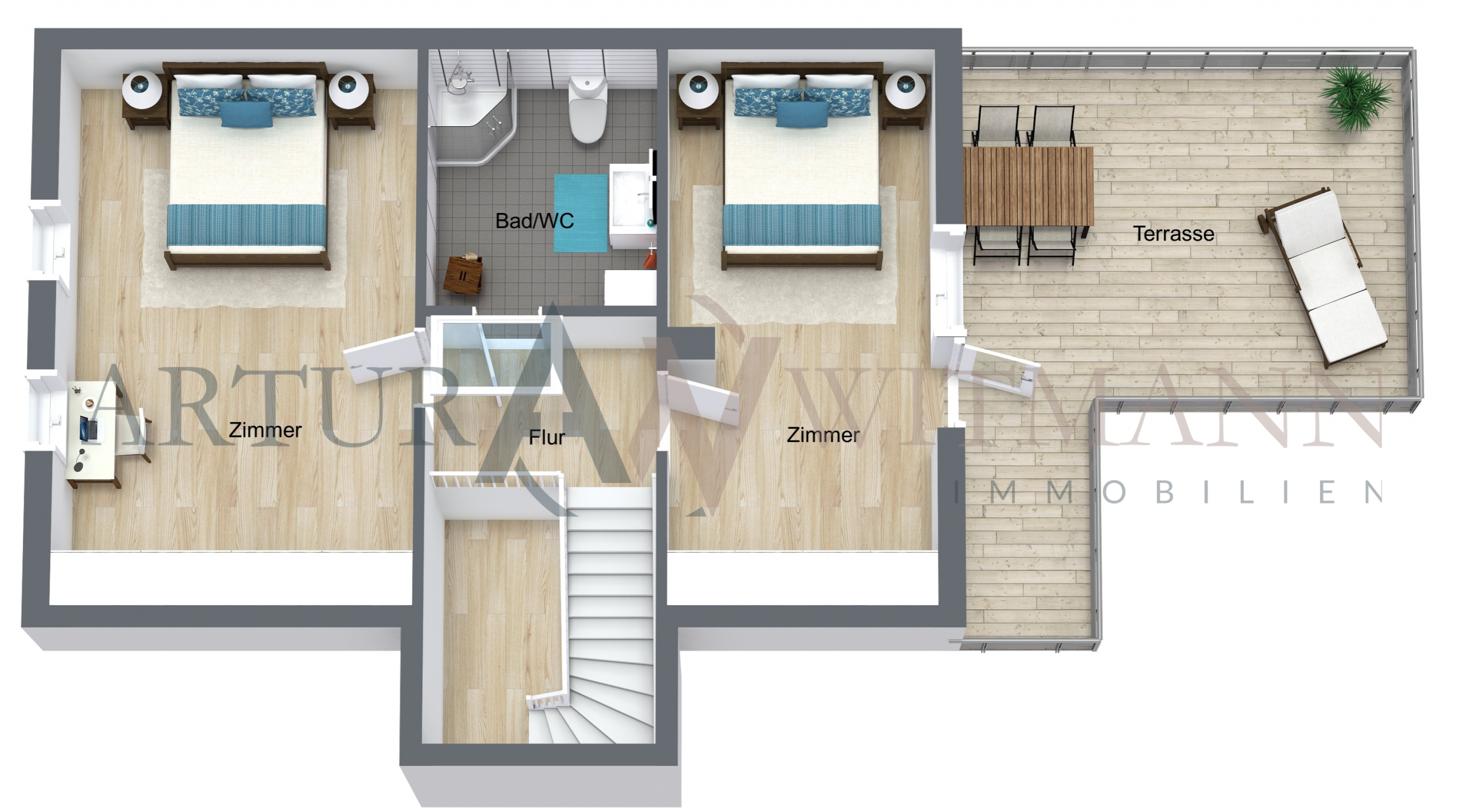 Friesenheim – Gepflegtes Einfamilienhaus mit Garten & Dachterrasse