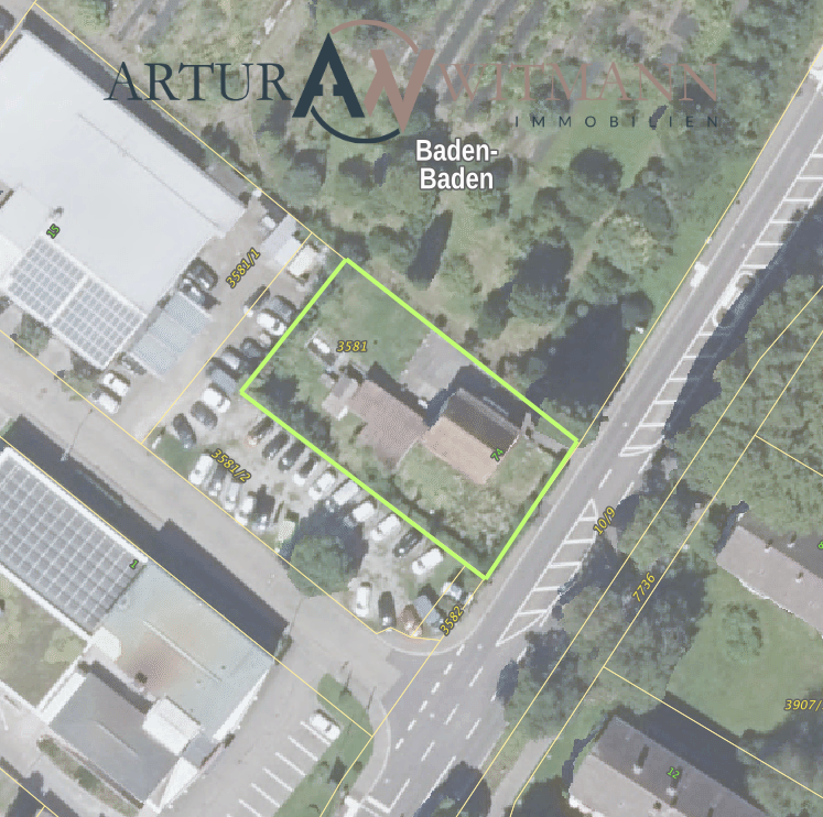 Baden-Baden – 915qm Grundstück mit Bestandshaus