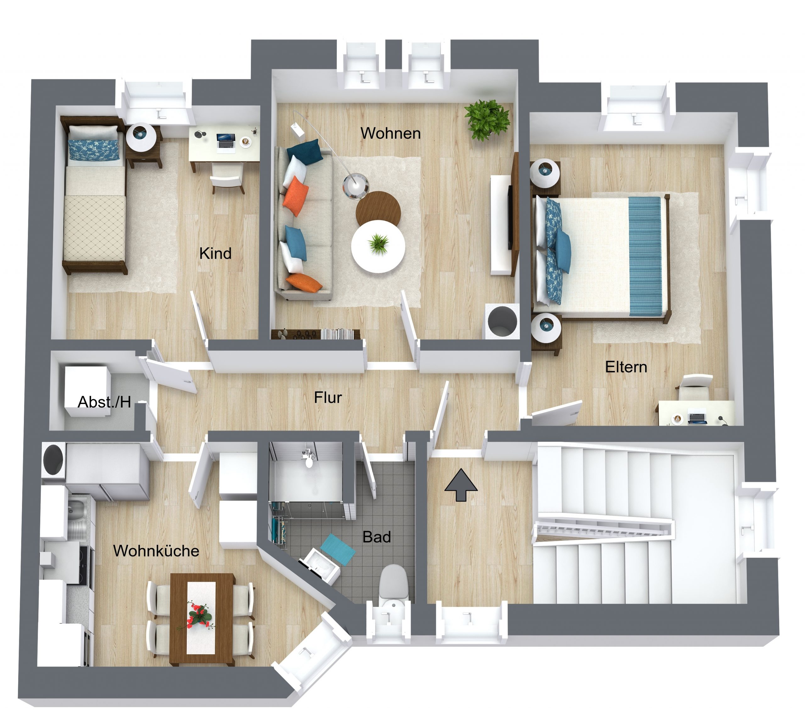 6 Wohneinheiten – gepflegt, weitgehend modernisiert