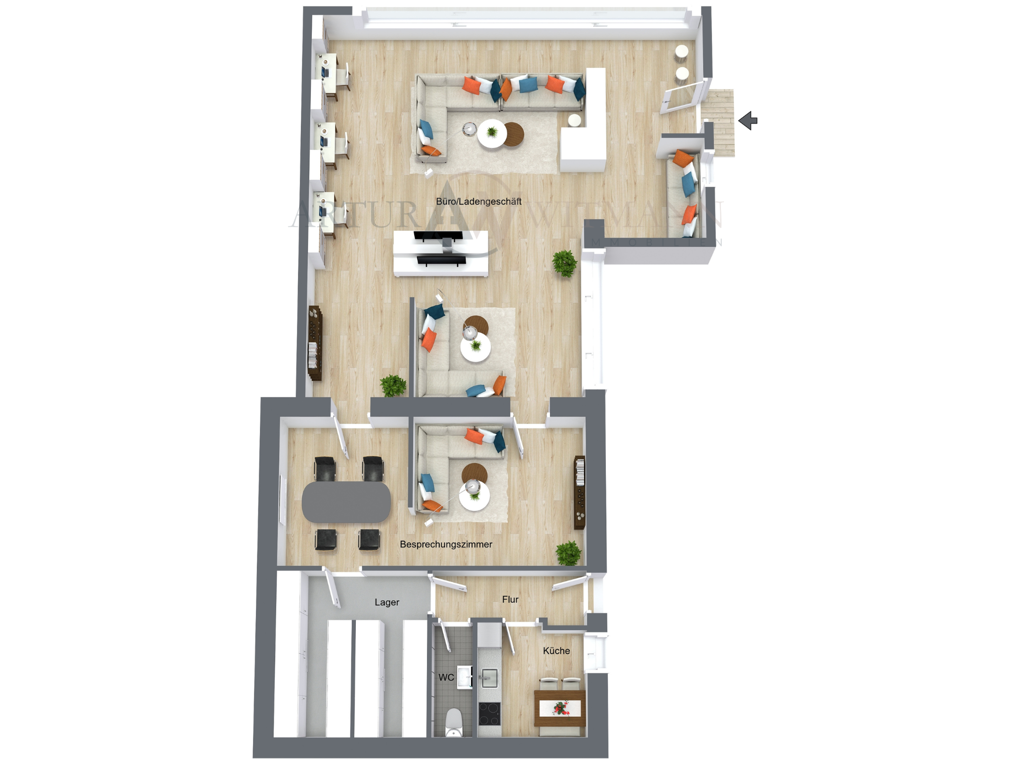 Friesenheim : Attraktive Gewerbefläche | Hauptstraße B3 | ca. 150 m² |  Beste Sichtbarkeit