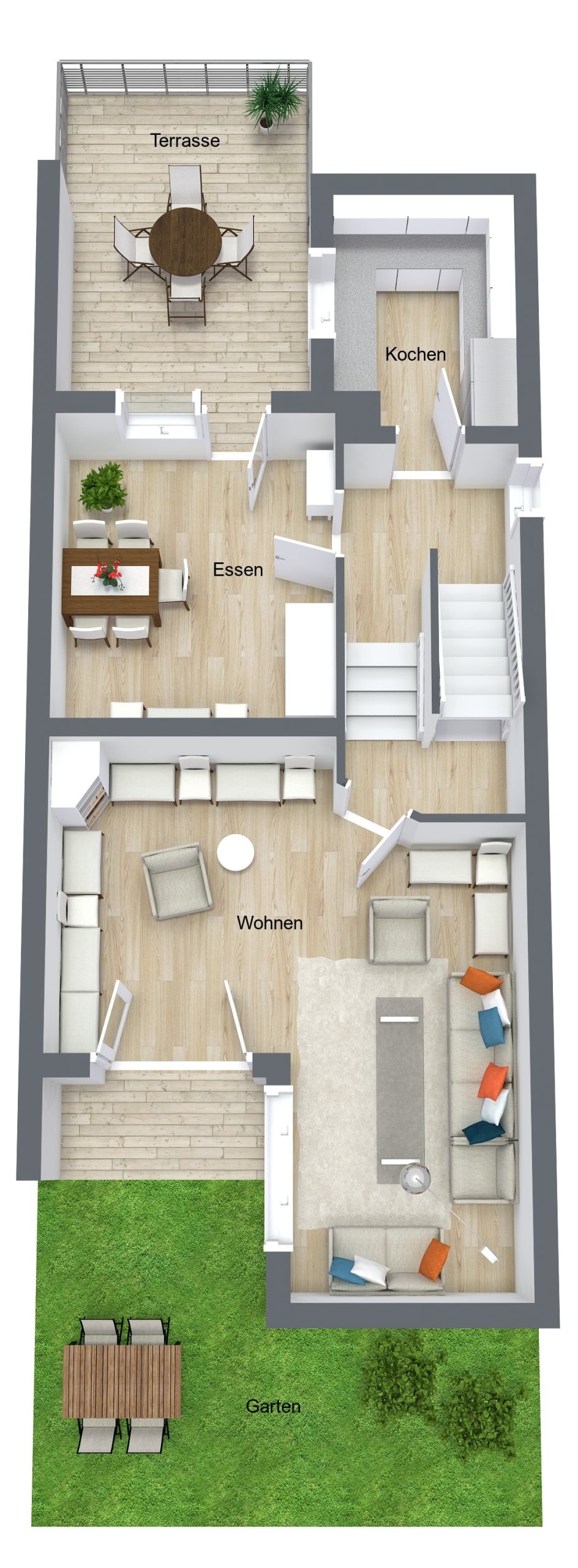 Familienfreundliches Endreihenhaus mit ca. 146 m² Wohnfläche