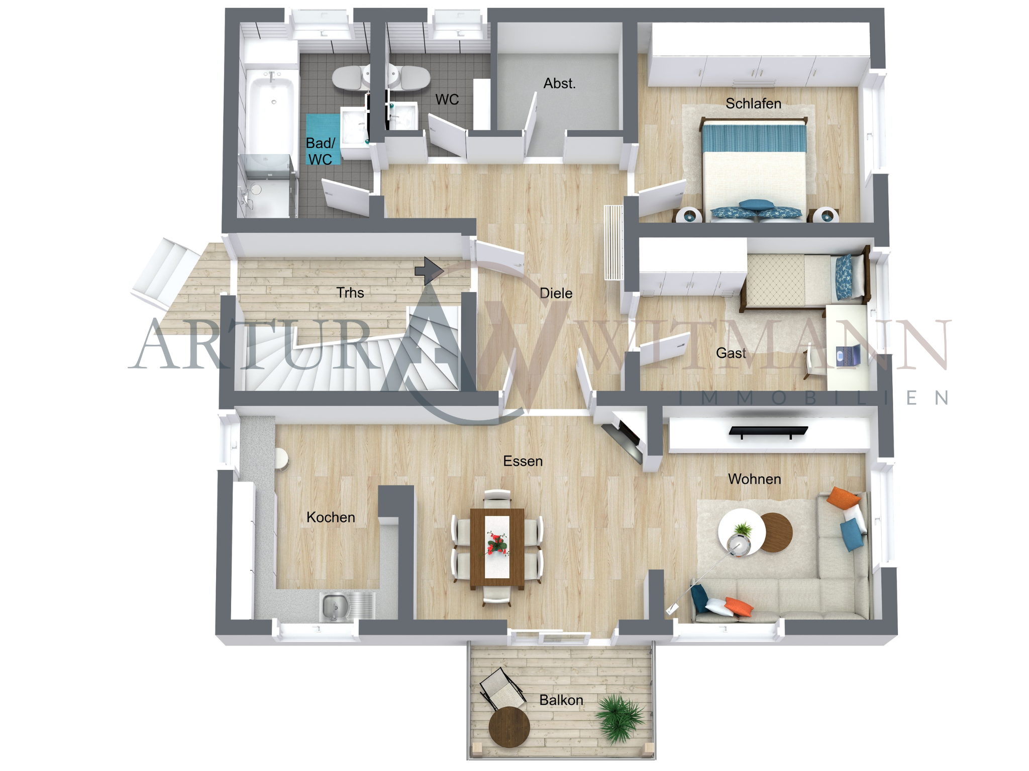 Helle und gepflegte 3-Zimmer-Wohnung in Kippenheim – ca. 84 m²
