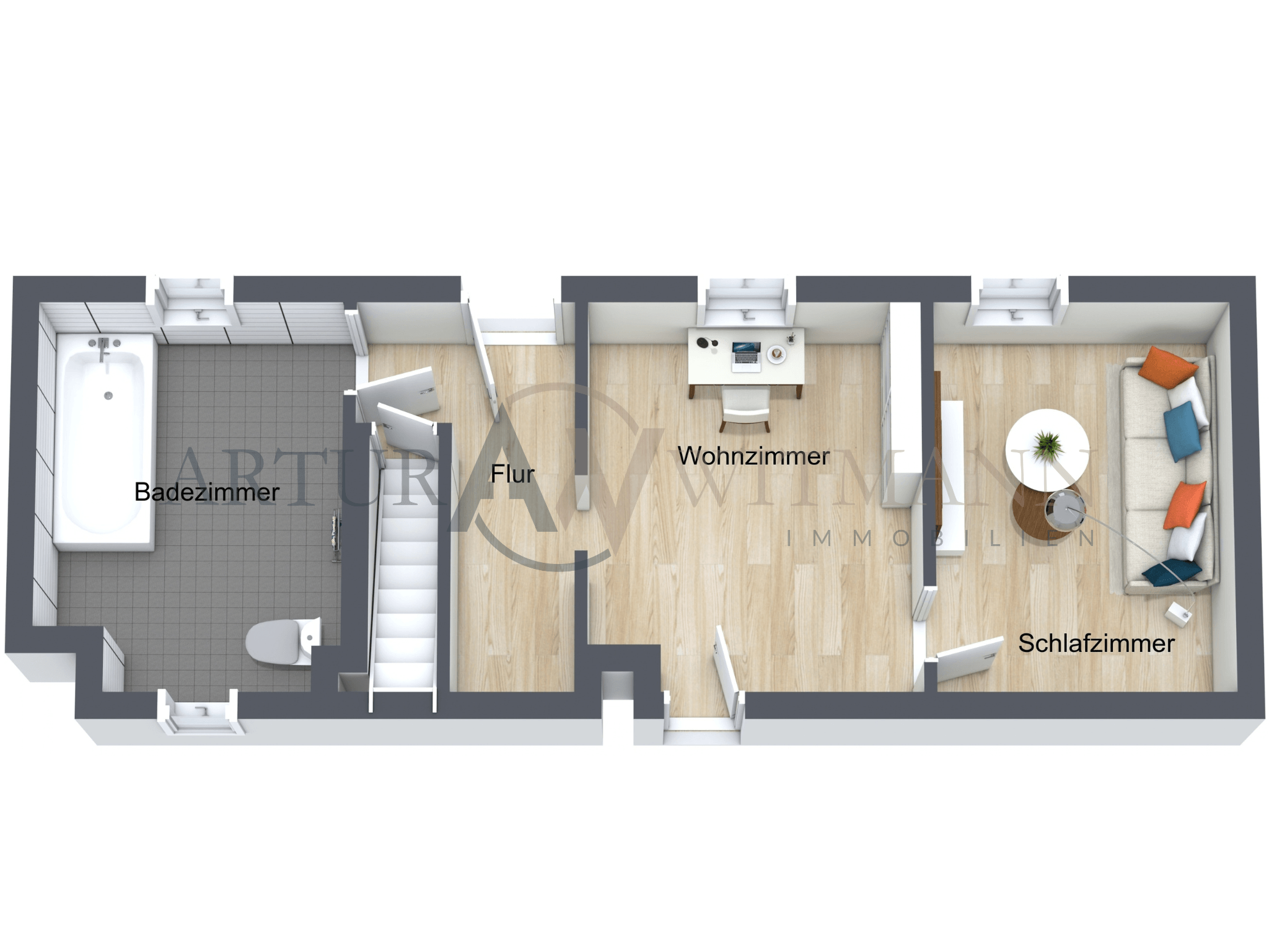 Kompaktes Wohnhaus mit ca. 70 m² Wohnfläche und Nebengebäude